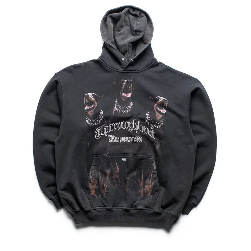 Represent Thoroughbred Hoodie - Vintage Black