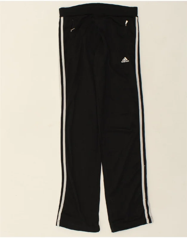 ADIDAS Womens Tracksuit Trousers UK 16 Large   Black Polyester