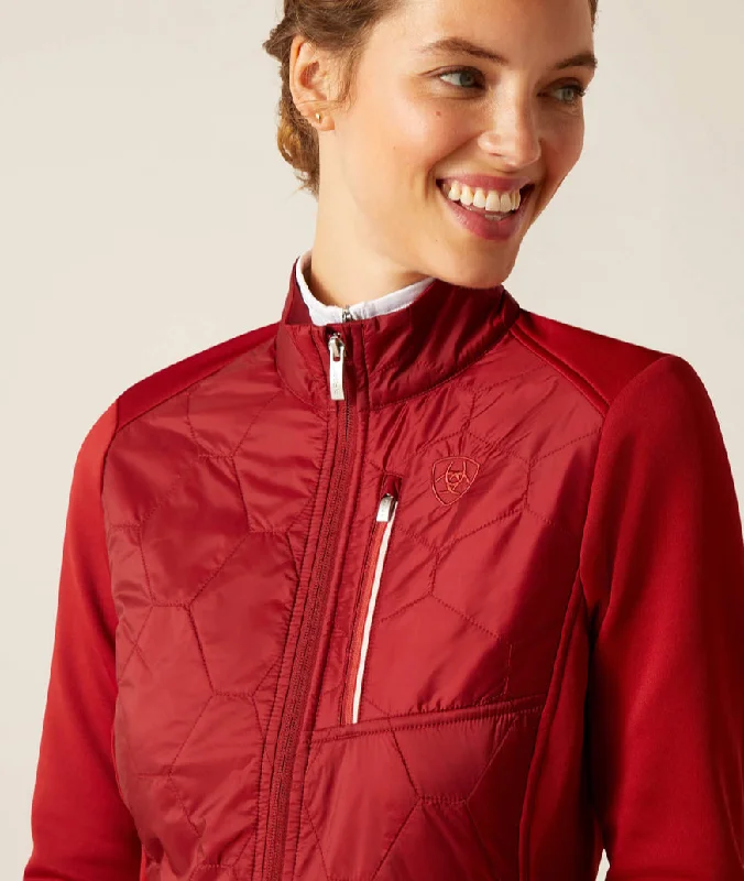 Ariat women’s fusion insulated jacket - sun dried tomato