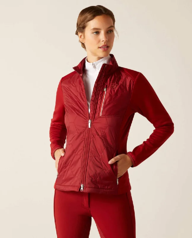 Ariat women’s fusion insulated jacket - sun dried tomato