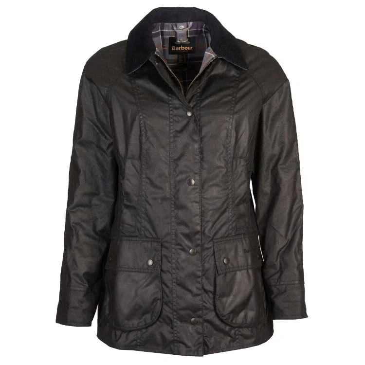 Barbour Ladies Beadnell Wax Jacket - Black