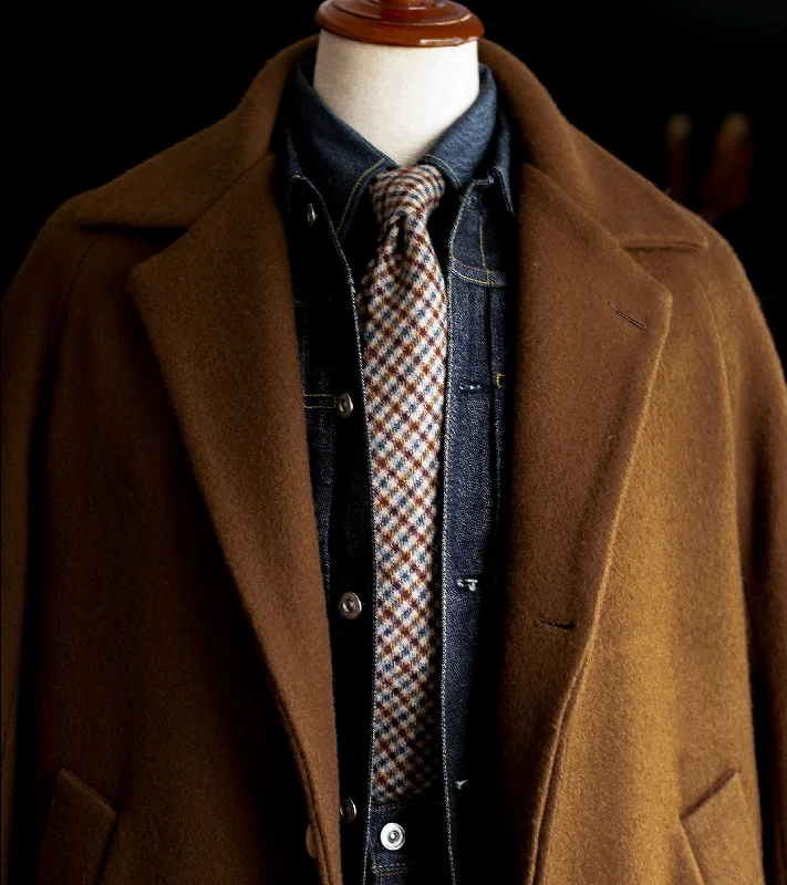 Bryceland's Balmacaan Coat Brown