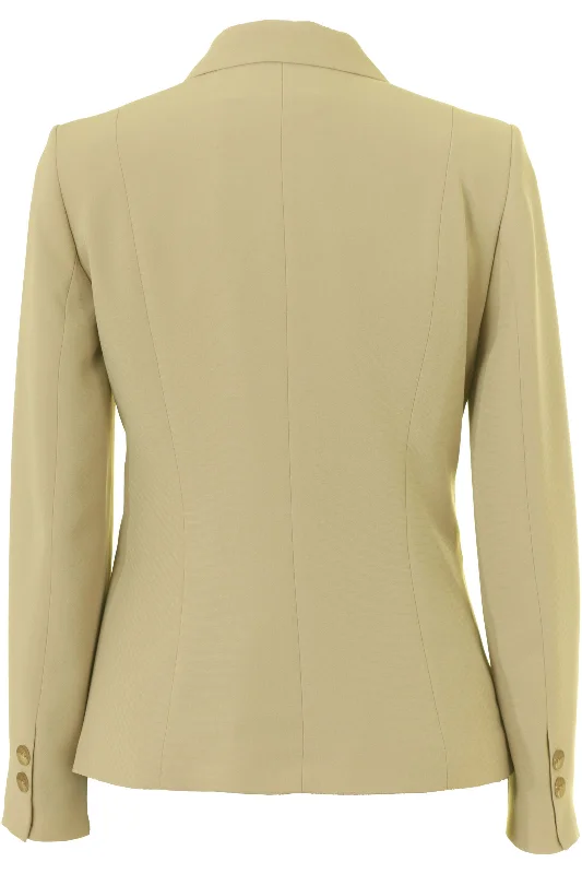 Busy Clothing Womens Beige Suit Jacket