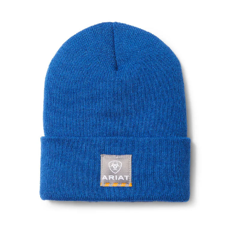 10046841 Ariat Woman's Rebar Watch Cap Beanie - Cobalt Blue