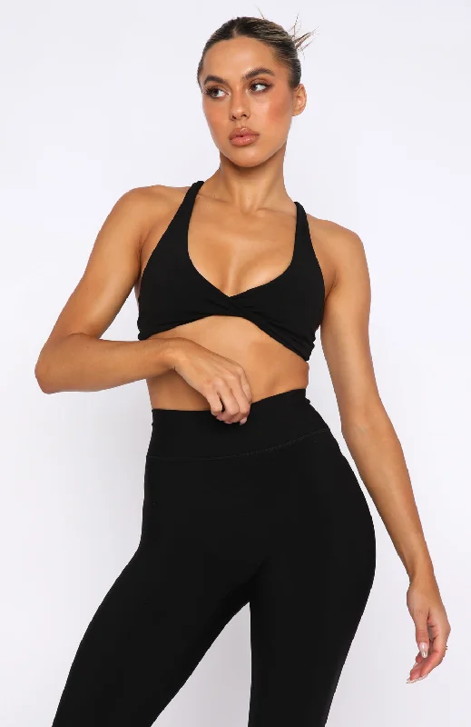 High Definition Sports Bra Black