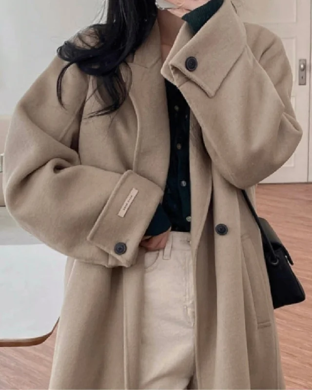 Jennie Handmade Wool Coat - 90% Wool