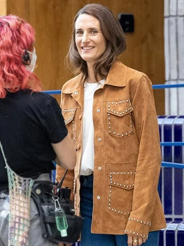 Killing Eve Camille Cottin Studded Jacket