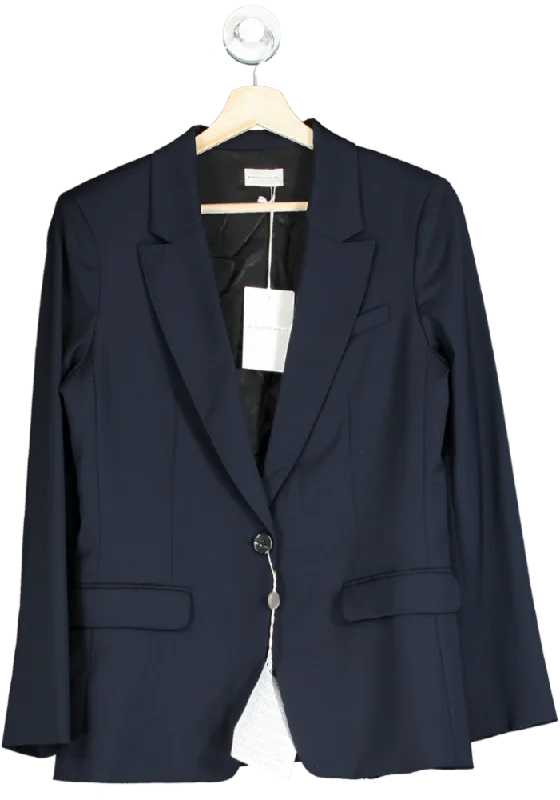 Malene Birger Navy Blue Blazer Eu38 UK M