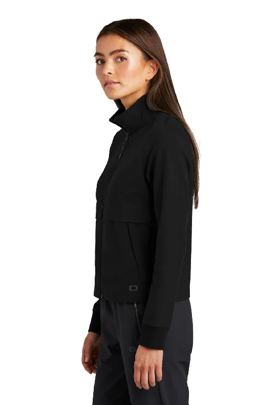 Ogio Womens Outstretch Full Zip Jacket - Blacktop