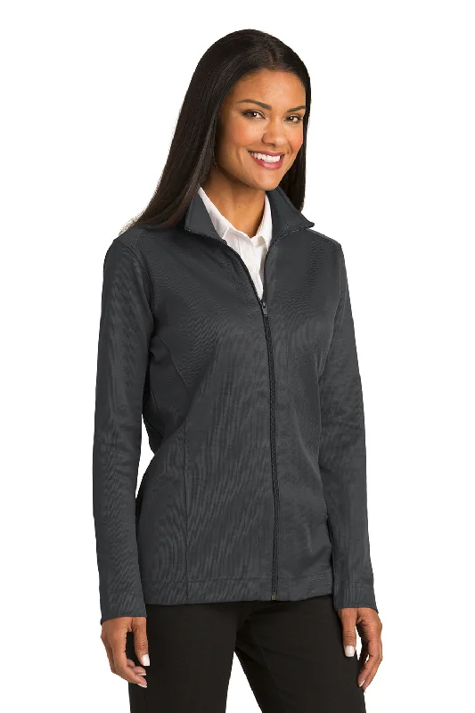 Port Authority Womens Full Zip Jacket - Iron Grey