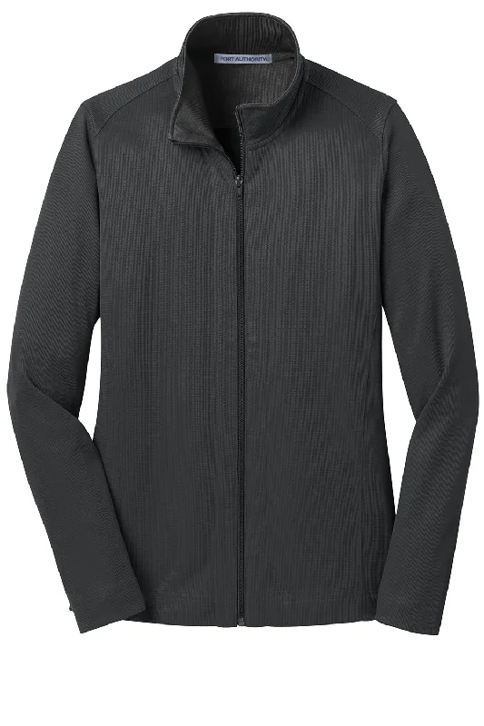 Port Authority Womens Full Zip Jacket - Iron Grey