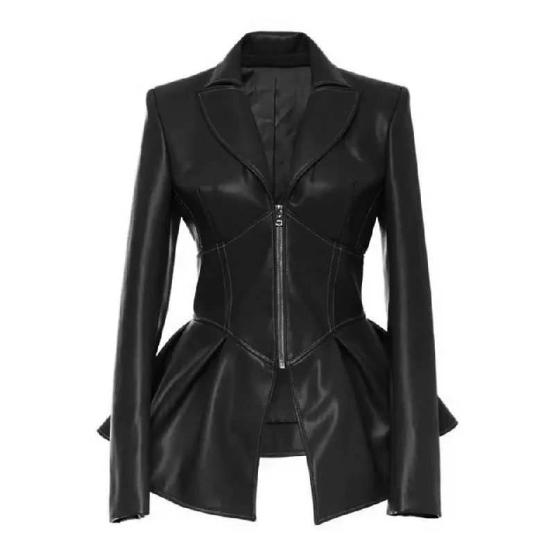 Publem Zipper Faux Jacket 