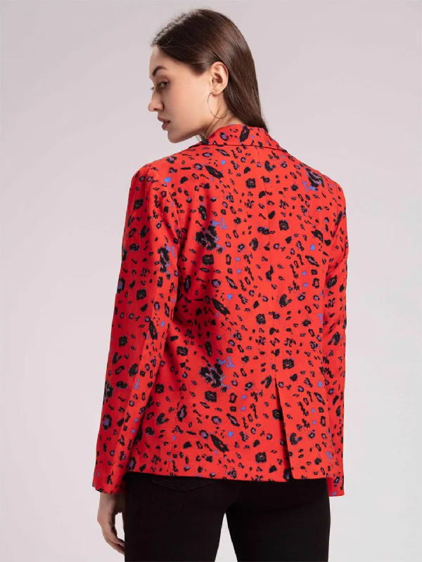 Red Leopard Jacket