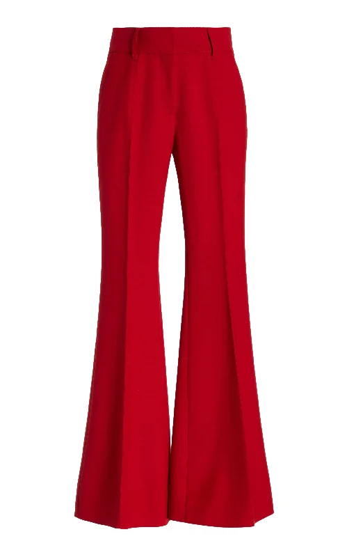 Rhein Pant in Scarlet Red Sportswear Wool