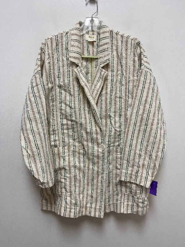 Striped Pattern Blazer Maeve, Size L