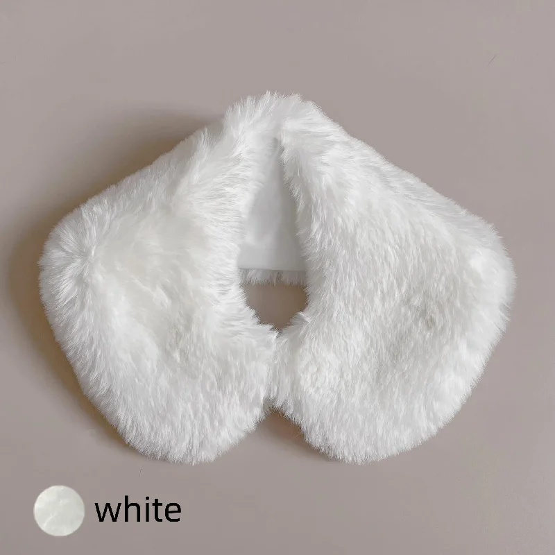 ThirtyHouse~Winter Lolita Faux Lolita Imitation Rabbit Fur Scarf