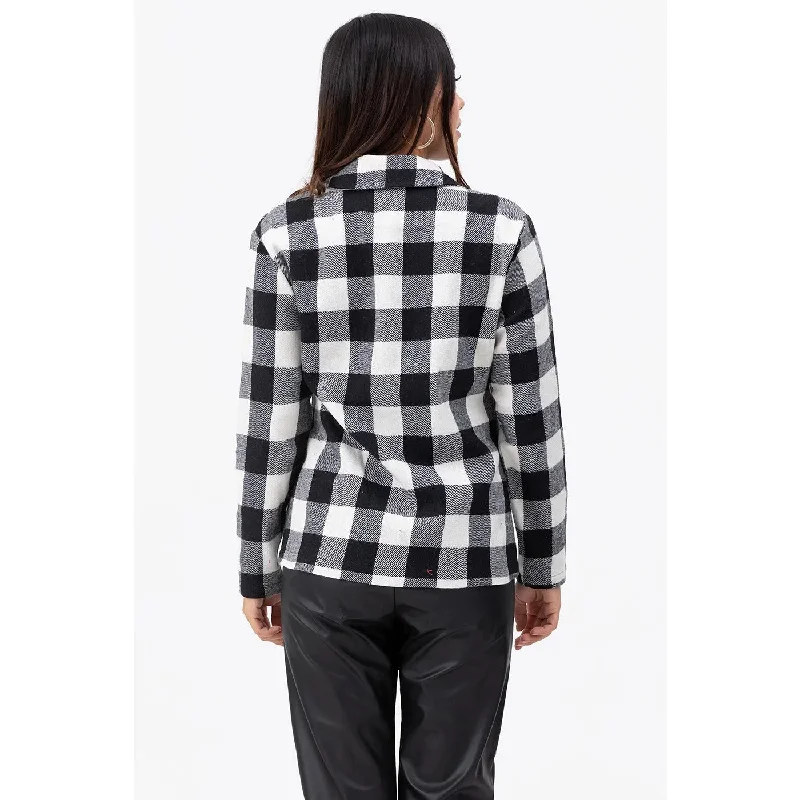 Black Check Blazer