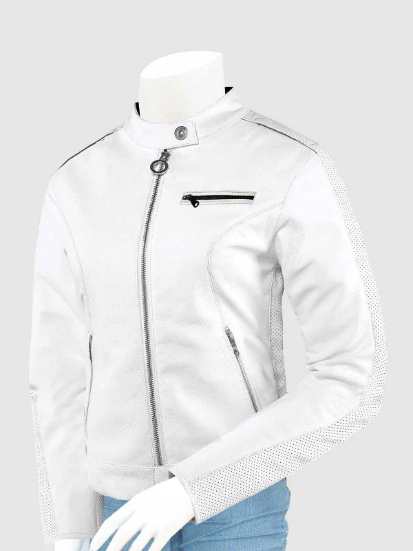 White Motorcycle Jacket