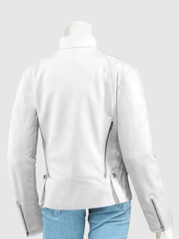 White Motorcycle Jacket