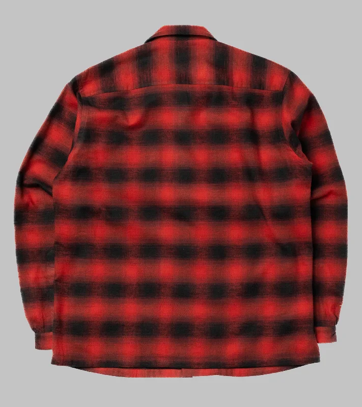 Bryceland's Cotton Sports Shirt Shadow Plaid