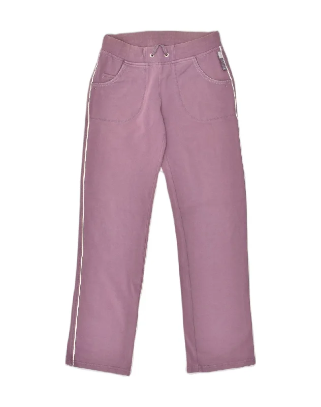 CHAMPION Womens Tracksuit Trousers UK 14 Medium Purple