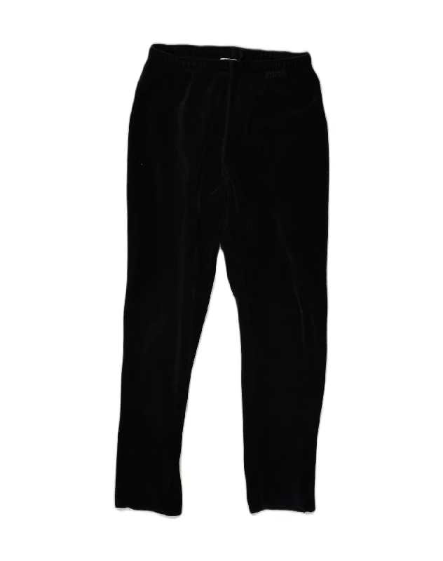 MOSCHINO Womens Tracksuit Trousers US 12 Large Black