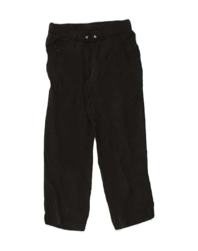 PATRIZIA PEPE Womens Tracksuit Trousers EU 40 Medium Black Cupro