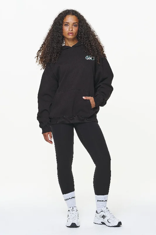 Savile Oversized Hoodie Black