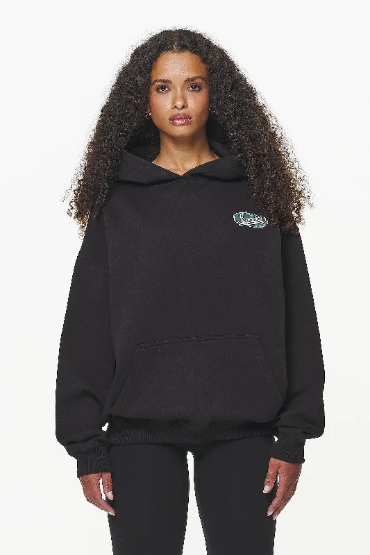 Savile Oversized Hoodie Black