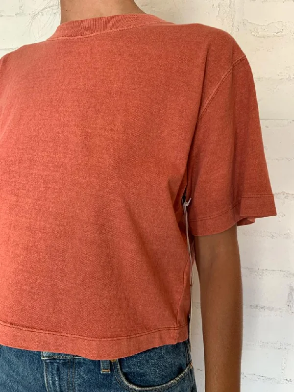 Summer Cinnamon Women's Relaxed Crop Tee