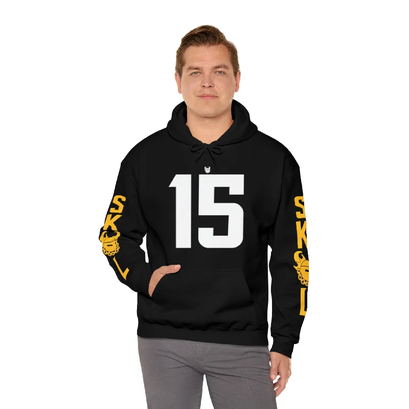 Unisex Heavy Blend™ Hooded Sweatshirt - Jersey #15 + Original (Sleeves)