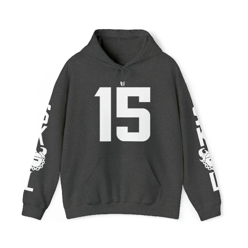 Unisex Heavy Blend™ Hooded Sweatshirt - Jersey #15 + Original (Sleeves)