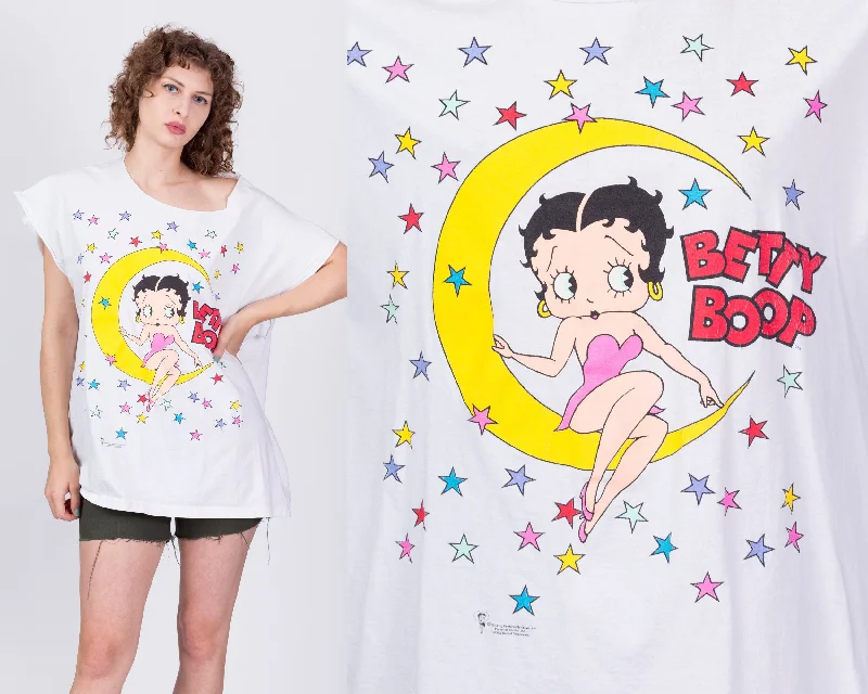 90s Betty Boop Moon & Stars Tank - One Size