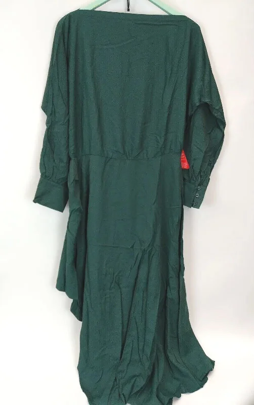 AX Paris Green High Low Midi Dress. Size UK 12 **** V28