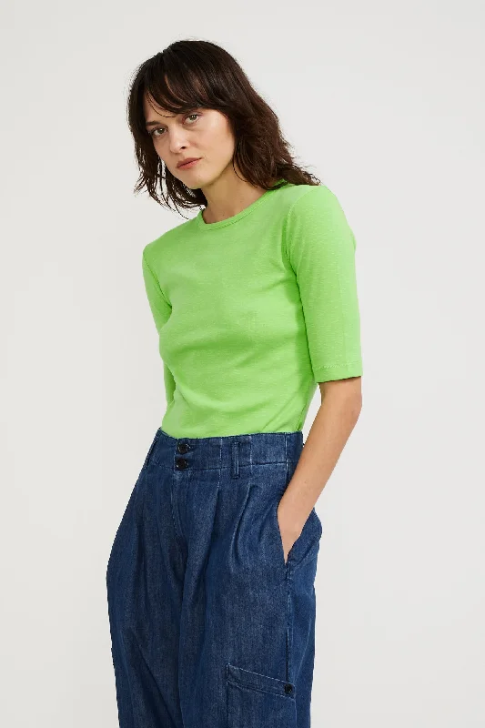 Charlotte Short Sleeve Top Green