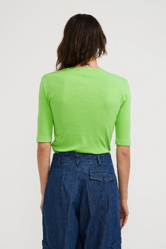 Charlotte Short Sleeve Top Green