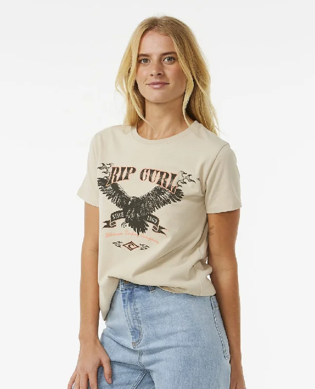 Rip Curl Ultimate Surf Relaxed Tee-Natural