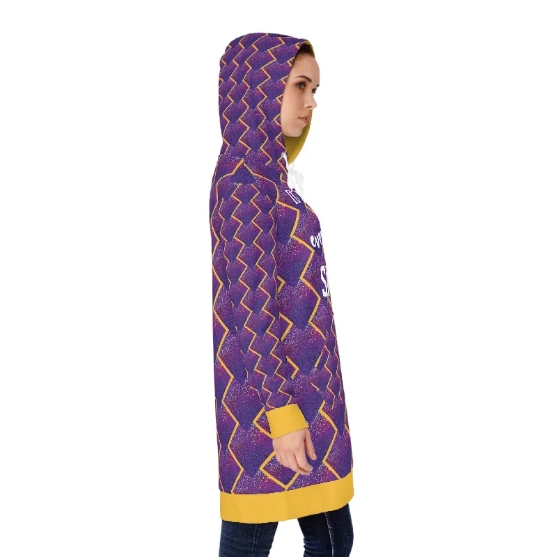 Hoodie Dress - Purple Sparkle - It's Fine