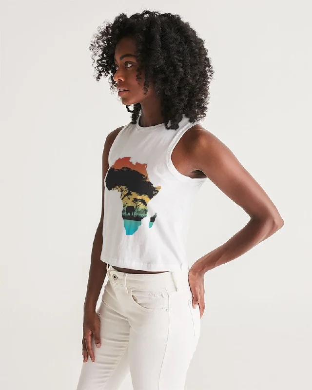 AKH African Motherland Women's Cropped Tank