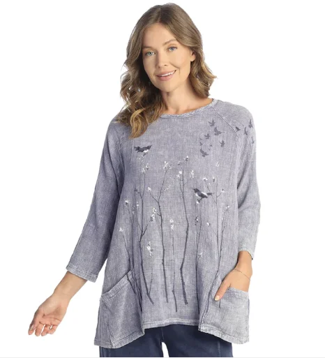 Jess & Jane M103-1700 Prairie Cotton Gauze Top