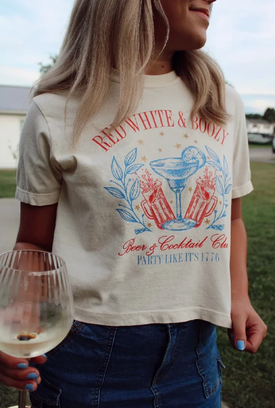 Red, White & Boozy Short Sleeve Tee