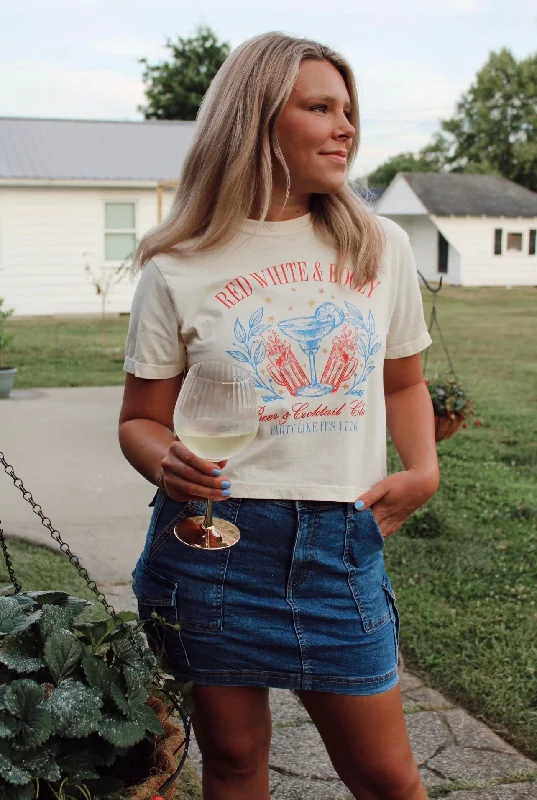 Red, White & Boozy Short Sleeve Tee