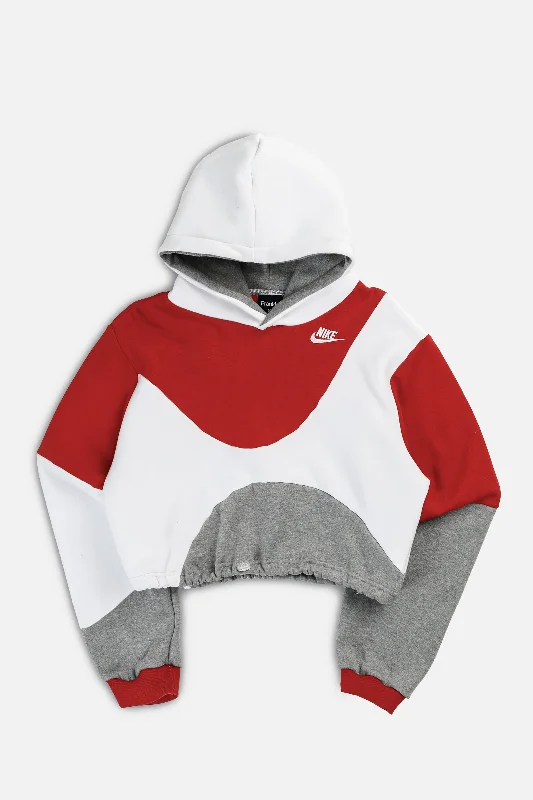 Rework Nike Wave Crop Sweatshirt - S