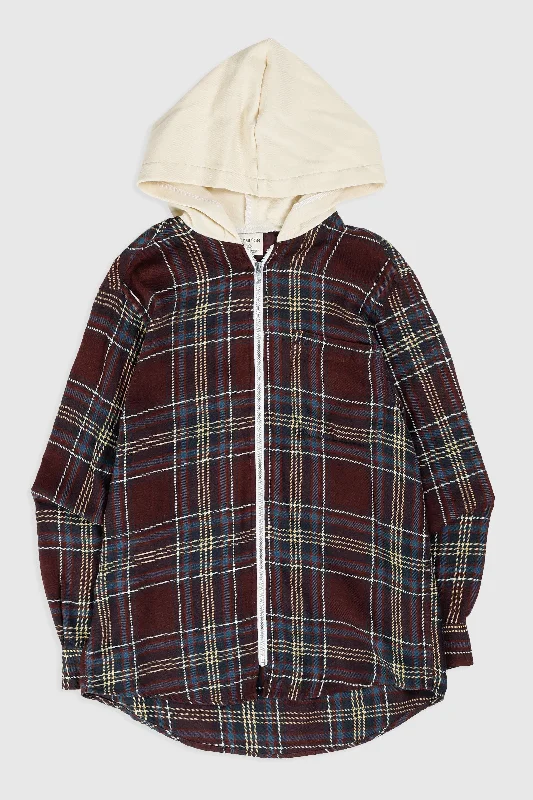 Unisex Rework Hooded Flannel - S