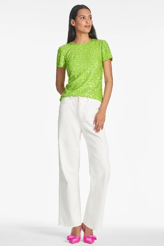 Veronica Top - Electric Lime