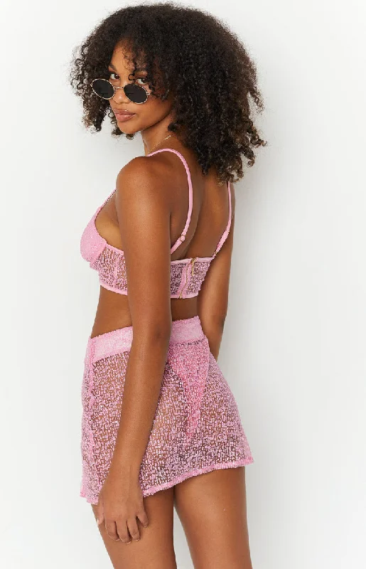 Starman Pink Sparkle Bralette