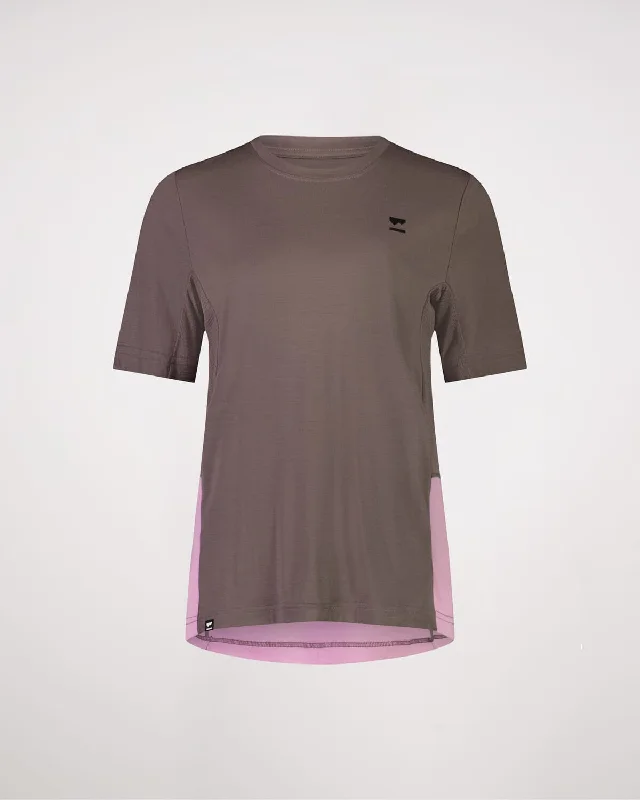 Tarn Merino Shift Tee - Pop Pink / Iron