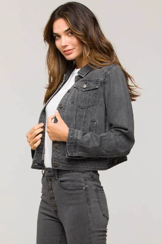 Velvet Heart Gloria Charcoal Denim Jacket