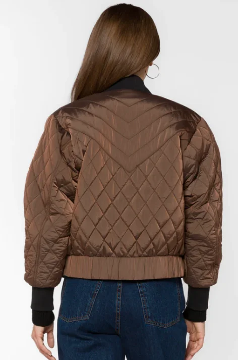 Women's Sakura Quilted Bomber Jacket