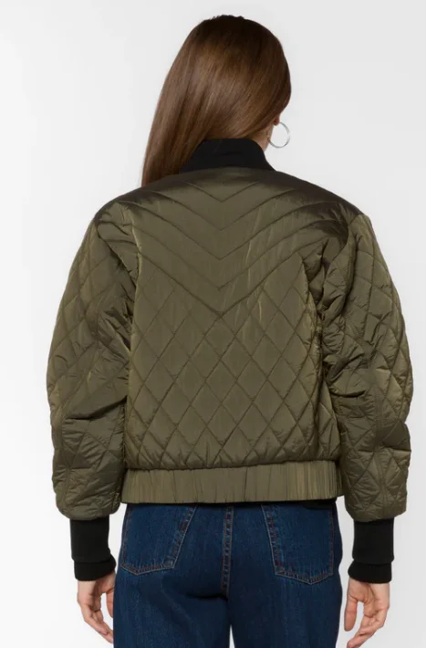 Women's Sakura Quilted Bomber Jacket